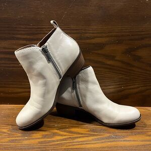 Lucky Brand Cream Booties